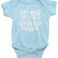 6TN Baby Funny Baby Body Suit My Big Brother Has Paws Cute Design