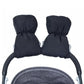 Winter Baby Stroller Gloves Windproof Pram Hand Muff Mother Warm Pushchair Hand Cover Gloves Baby Stroller Accessories